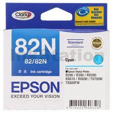 Genuine Epson T1122 (82N) Cyan Ink Cartridge - 515 pages